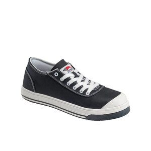 Avenger Mens Blade Safety Toe Work Shoes Black White 11.5 Wide